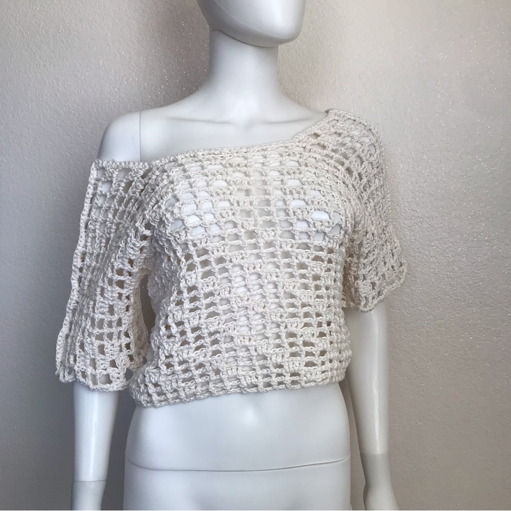 Crochet S crop top